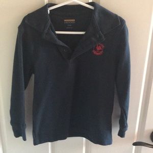 Primrose school uniform long-sleeve navy polo